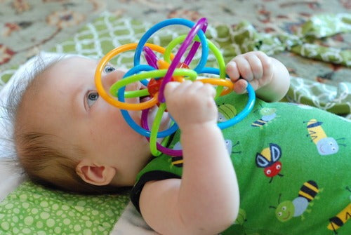 Manhattan toy winkel rattle and teether